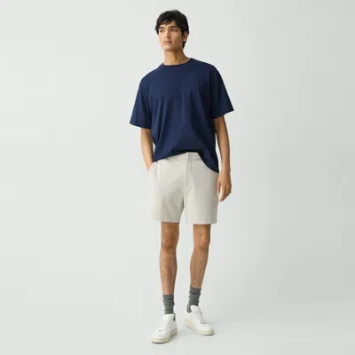 Theory Curtis Drawstring Short In Precision Ponte In Fog