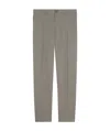 Theory Curtis Drawstring Trousers In Motion Wool In Gray
