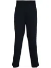 Theory Curtis Linen Blend Chinos In Blue