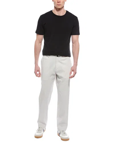 Theory Curtis Linen-blend Pant In White