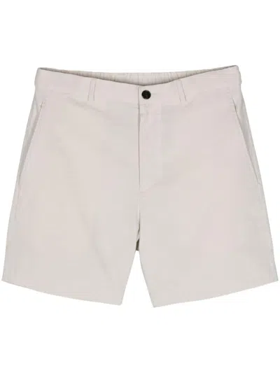 Theory Curtis Mid-rise Chino Shorts In Neutrals