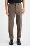 Theory Curtis Drawstring Pant In Motion Wool In Brown