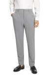 Theory Curtis Pintuck Precision Pants In Soft Grey