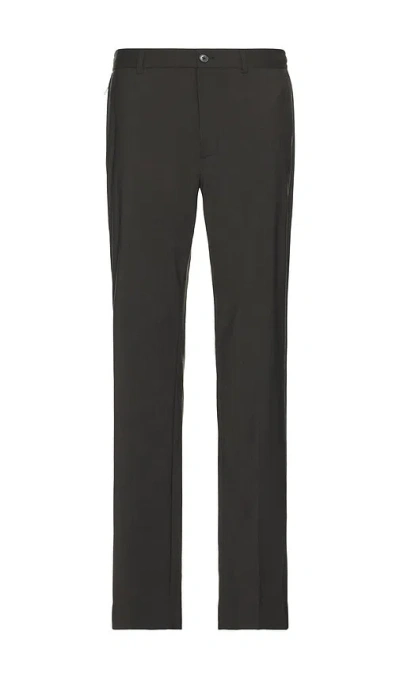 Theory Curtis Pleated Trousers In Charcoal Melange