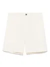 Theory Curtis Slim Fit Internal Drawstring Shorts In Neutrals