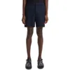 Theory Curtis Slim Fit Internal Drawstring Shorts In Blue