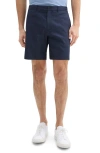 Theory Curtis Slim Fit Internal Drawstring Shorts In Eclipse