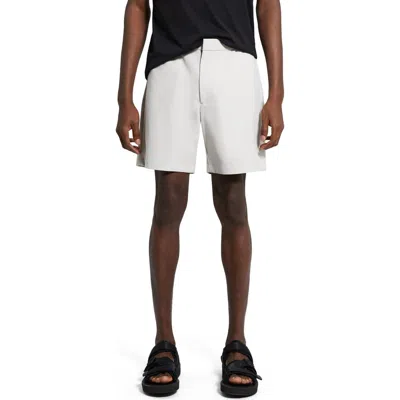 Theory Curtis Slim Fit Internal Drawstring Shorts In Putty