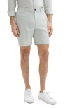 Theory Curtis Slim Fit Internal Drawstring Shorts In Light Green