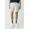 Theory Curtis Slim Fit Internal Drawstring Shorts In White