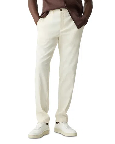 Theory Curtis Slim Fit Pants In Eco Crunch In Eggshell