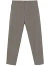 Theory Curtis Drawstring Trousers In Motion Wool In Grey