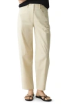 Theory Curve Ankle Straight Leg Jeans In Brown