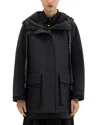 Theory Cyber Parka In Black