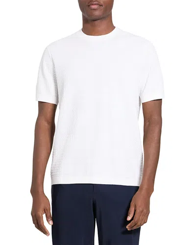 Theory Damian Short-sleeve Tee In Cotton In White