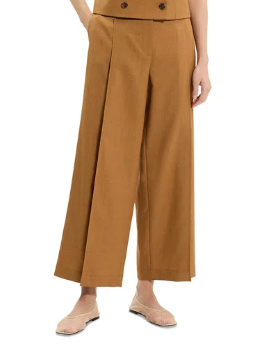 THEORY DEEP PLEATED PANTS