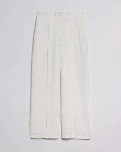 Theory Deep Pleated Pants In White