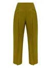 Theory Deep Plt Pant.city T Clothing In Green