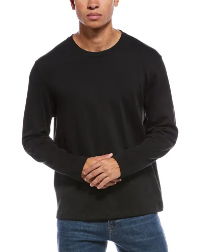 Theory Delroy Crewneck Sweater In Black
