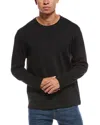 Theory Delroy Crewneck Sweater In Black