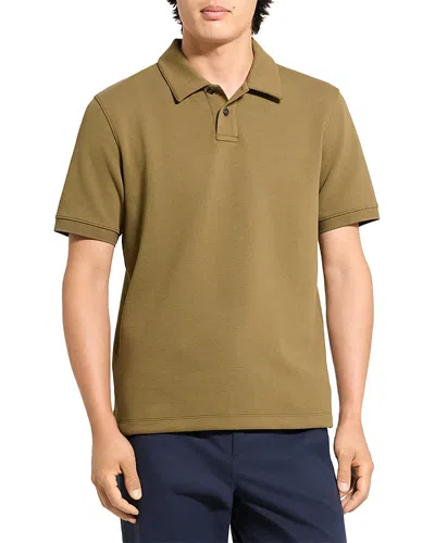 THEORY DELROY DOUBLE PIQUE REGULAR FIT POLO SHIRT