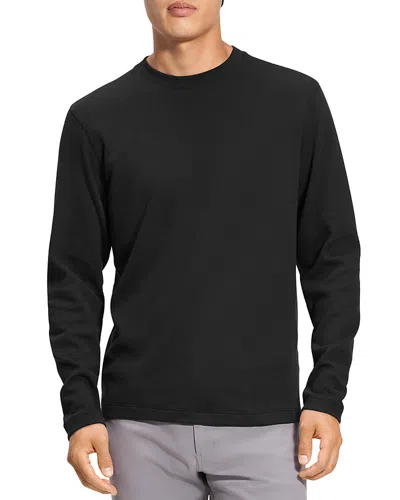 Theory Delroy Studio Long Sleeve T-shirt In Black