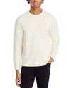 Theory Essential Long-sleeve Tee In Anemone Modal Jersey In Warm Ivory