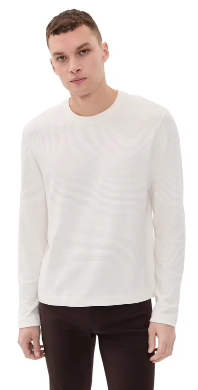 Theory Delroy Studio Tee Winter Ivory In White