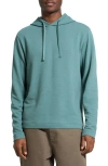 Theory Delroy Studio Textured Hoodie In Green