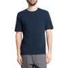 Theory Delroy In Studio T Jacquard Relaxed Fit Tee In Green