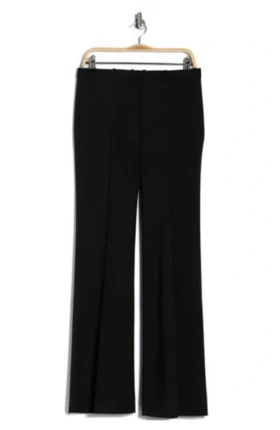 Theory Demetria Stretch Wool Pants In Black