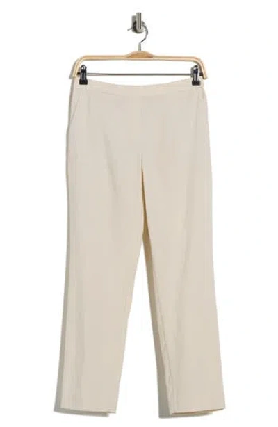 Theory Demitira High Waist Flare Leg Pants In Neutral