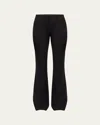 Theory Demitria Good Wool Suiting Pants In Black