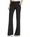 Theory Demetria 2 Flare Leg Good Wool Suit Pants In Black