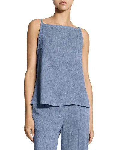 Theory Denim Apron Top In Blue
