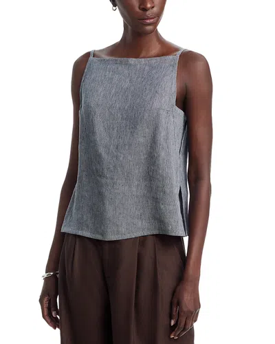 Theory Denim Apron Top In Blue