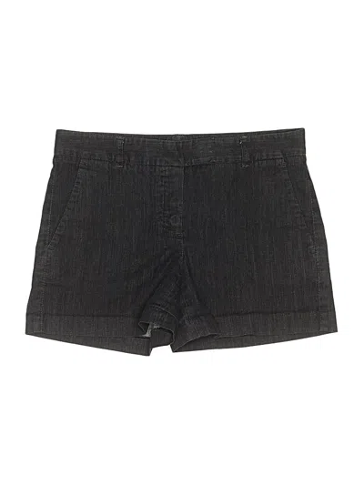 Pre-owned Theory Denim Shorts In Black