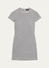 Theory Houndstooth Minidress In Cindr Mult