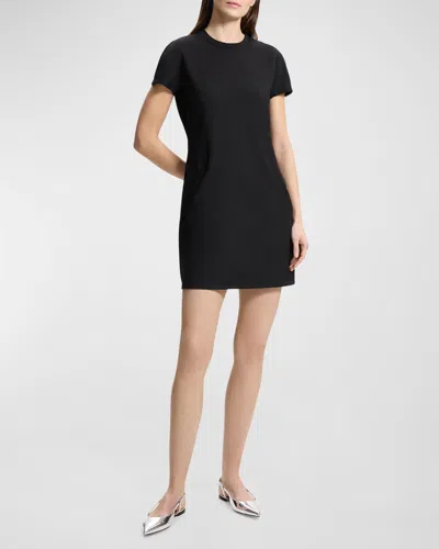Theory Jasneah Admiral Crepe Mini Dress - Exclusive In Black