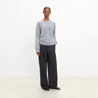 Theory Dolman Sweater In Airy Cashmere In Gray