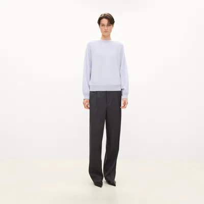 Theory Dolman Sweater In Airy Cashmere In Gray