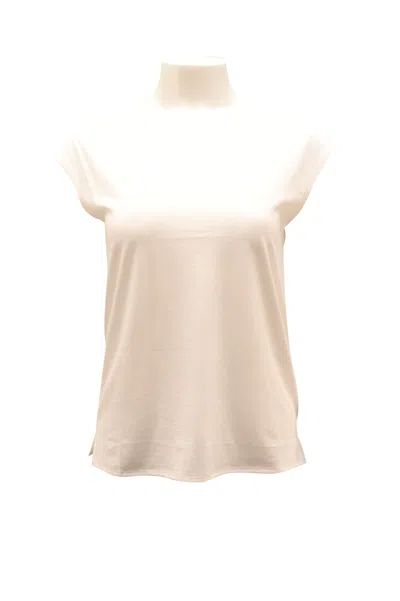 Theory Dolman T-shirt In White Modal In Beige