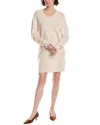 Theory Donegal Wool & Cashmere-blend Sweaterdress In Brown