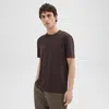 Theory Dorian Tee In Active Knit In Hickory