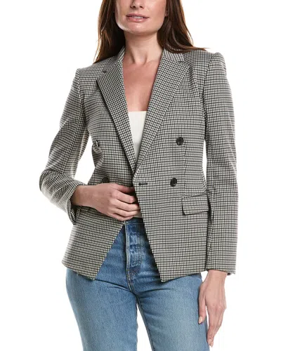 THEORY THEORY DOUBLE BREASTED ANGLED JACKET