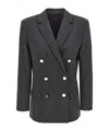 Theory Blazer Aus Einer Wollmischung In Black