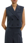 Theory Double Breasted Crop Vest