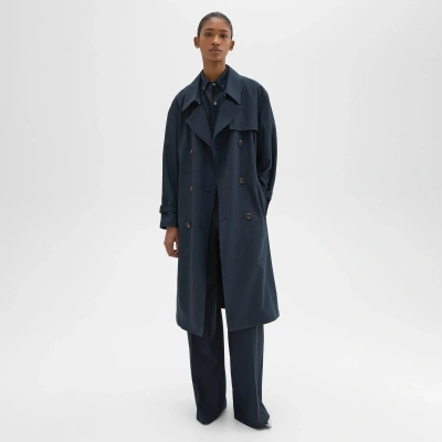 Theory wool hot sale trench coat