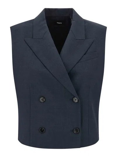 THEORY CHALECO - AZUL