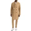 Theory Double Breasted Wool & Cashmere Coat In New Cml